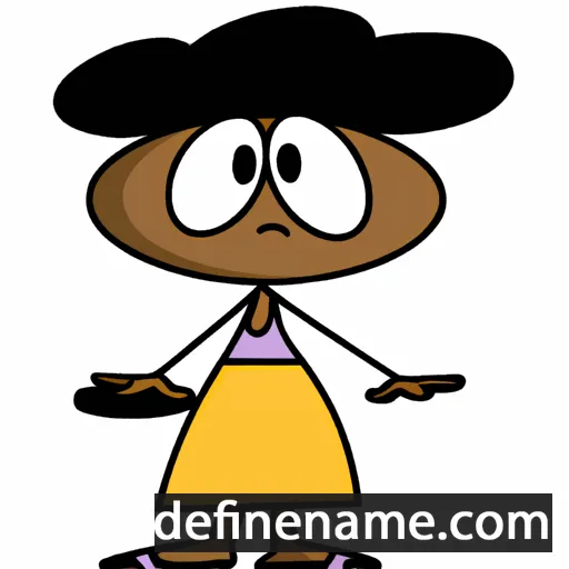 cartoon of the name Olisa