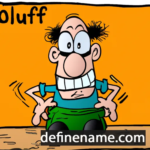 cartoon of the name Ollauff