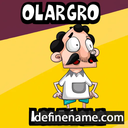 cartoon of the name Ollegario