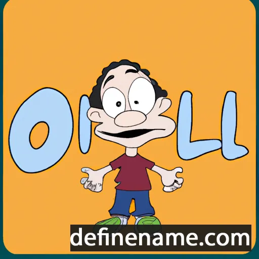 cartoon of the name Ollie