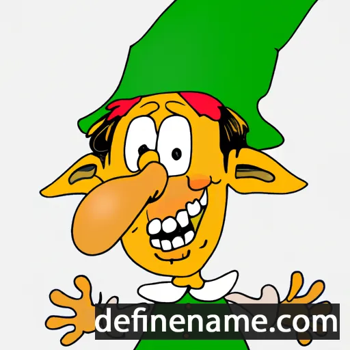 cartoon of the name Oloferne