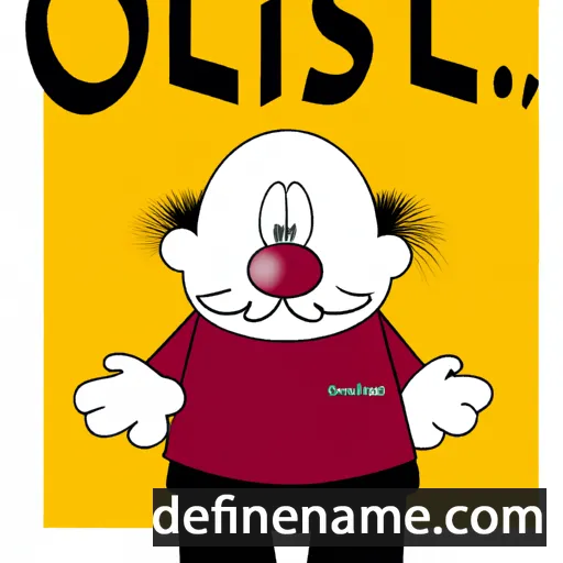 cartoon of the name Oʹlssi