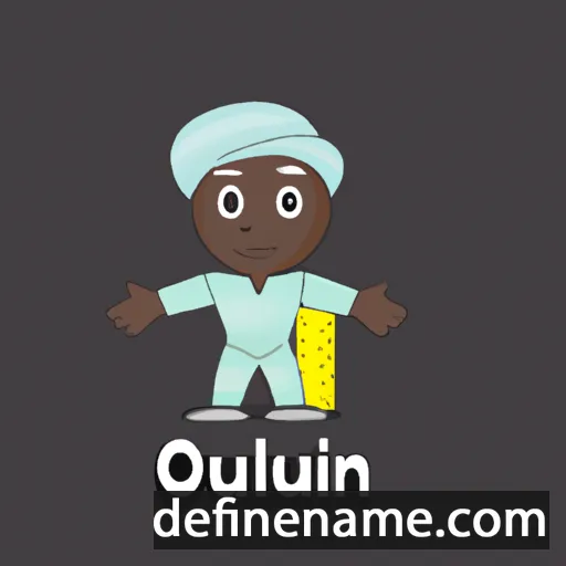 cartoon of the name Oludotun