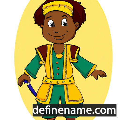 cartoon of the name Oluwadarasimi