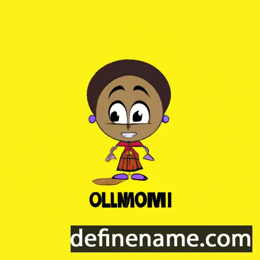 cartoon of the name Oluwatomi