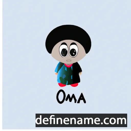 cartoon of the name Omah