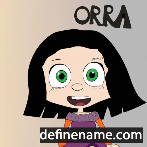 Ómra cartoon