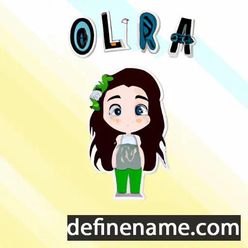 cartoon of the name Órla