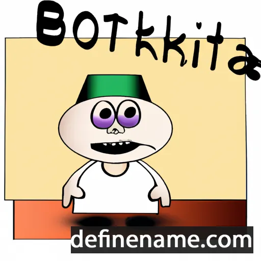 cartoon of the name Ömötbikä