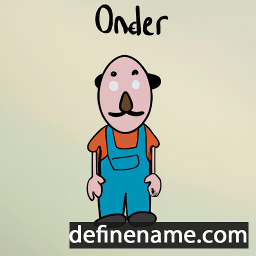 cartoon of the name Önder