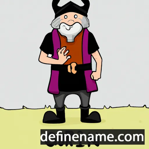 cartoon of the name Ørnulf