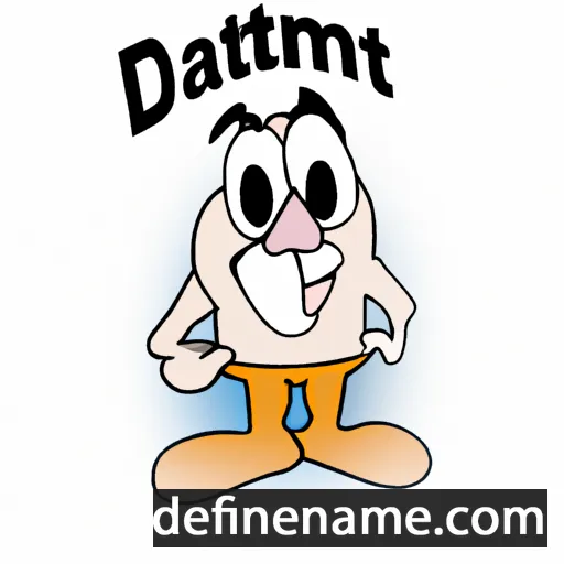 cartoon of the name Omdatt