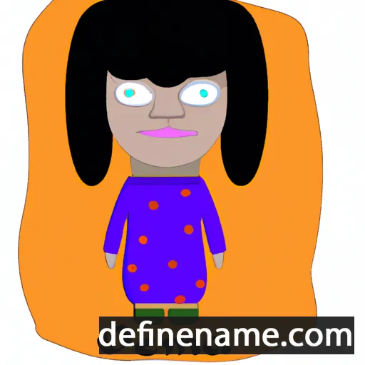 cartoon of the name Omena