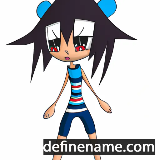 cartoon of the name Omiko