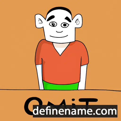 cartoon of the name Omkrit