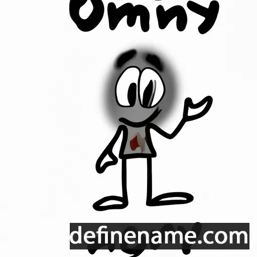 cartoon of the name Omonoy