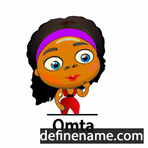 cartoon of the name Omotola