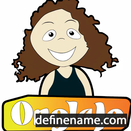 cartoon of the name Onaleigh