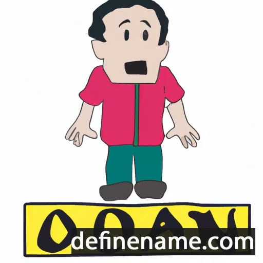 cartoon of the name Onan