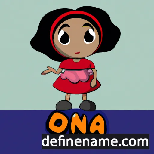 Onaona cartoon