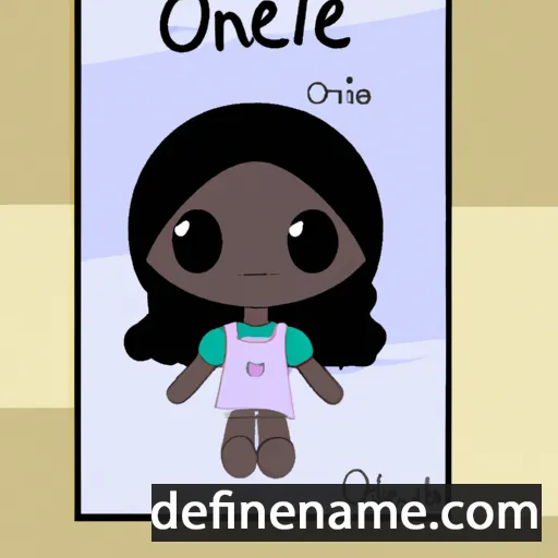 cartoon of the name Onélia