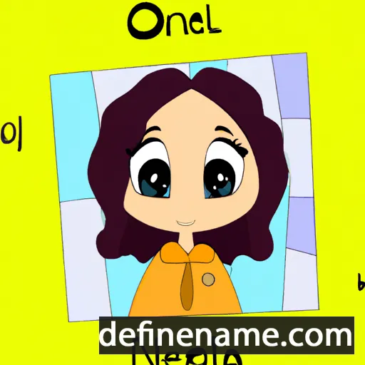 cartoon of the name Onella