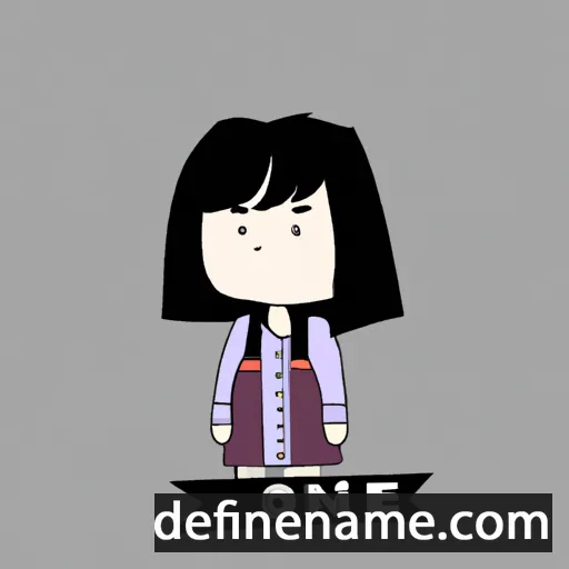 cartoon of the name Onnie