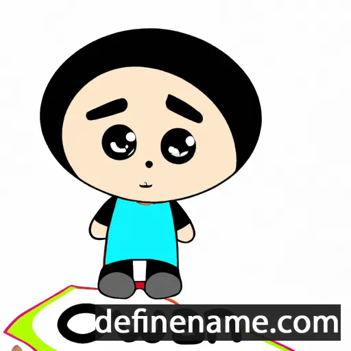 cartoon of the name Onwan