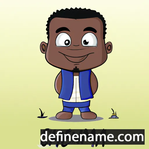 cartoon of the name Onyemaechi