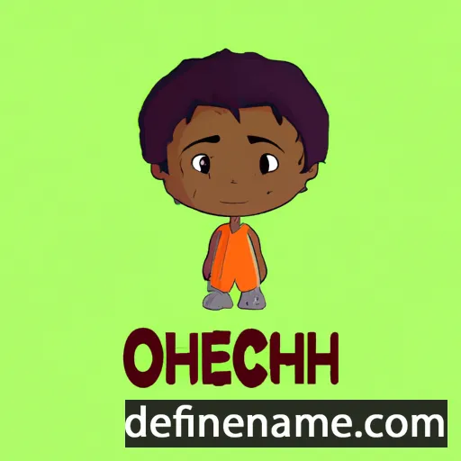 cartoon of the name Onyemechi