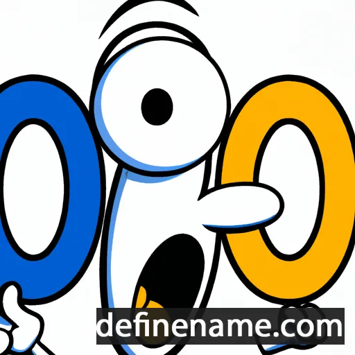 cartoon of the name Oo