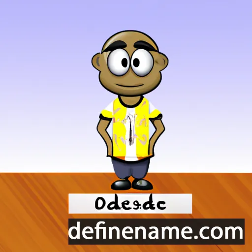 cartoon of the name Ookeditse