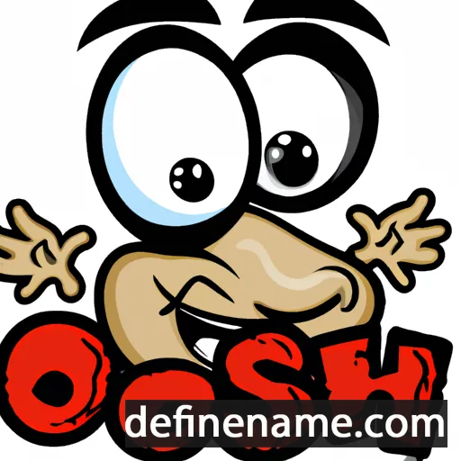 cartoon of the name Oosh