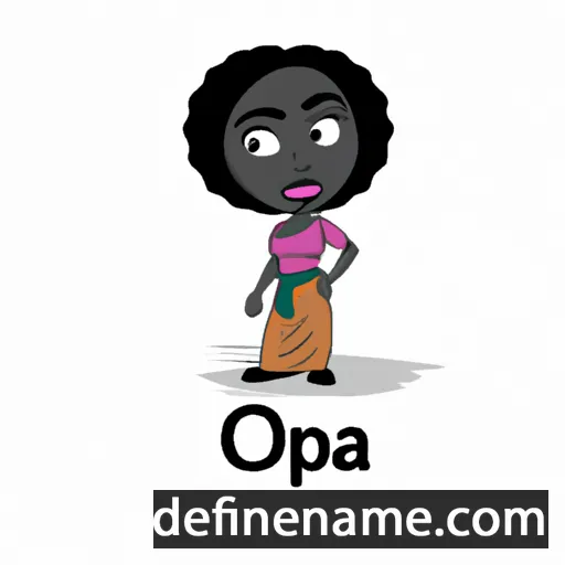 Opara cartoon