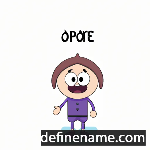 cartoon of the name Optate