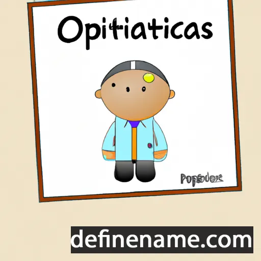 cartoon of the name Optatianus