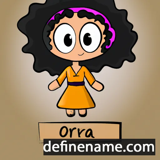 Orazia cartoon