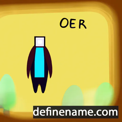 cartoon of the name Oreah