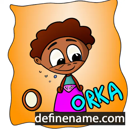 cartoon of the name Oreka