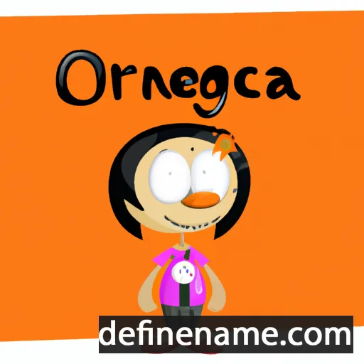 cartoon of the name Orencia