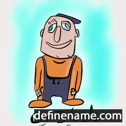 cartoon of the name Orest