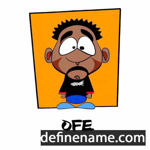 cartoon of the name Orezi