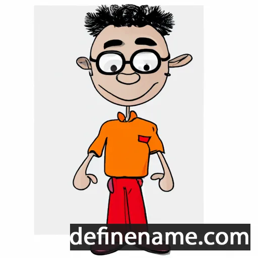 cartoon of the name Orivaldo