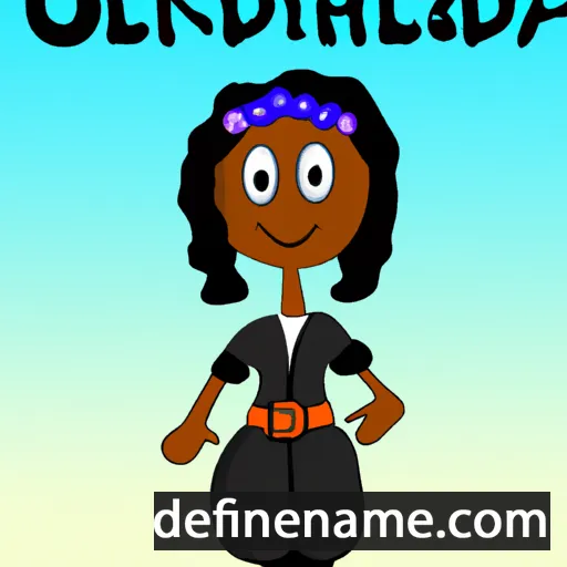 cartoon of the name Orlenda