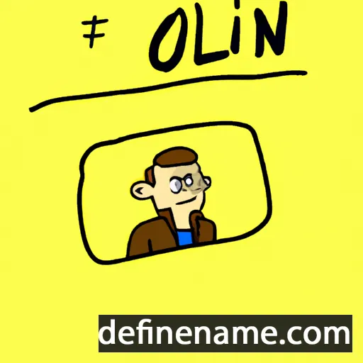 cartoon of the name Orlin