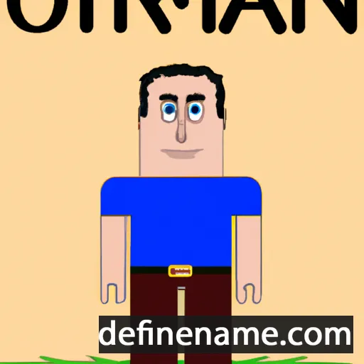 cartoon of the name Orman