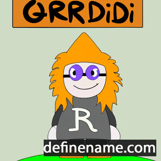 cartoon of the name Ormfríðr