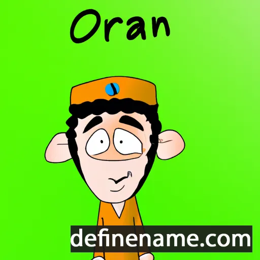 cartoon of the name Ornan