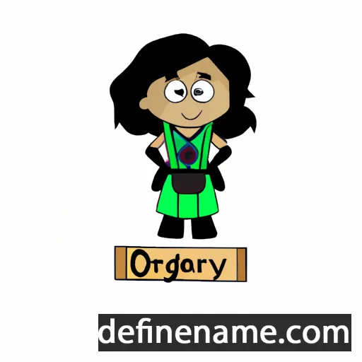 cartoon of the name Orodueyna