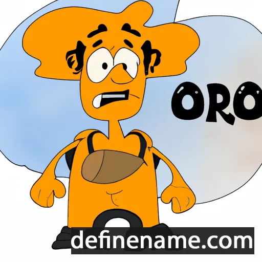 cartoon of the name Oros